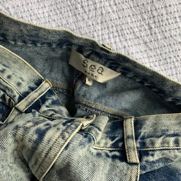 SEA Betty Pearl-Embellished Jeans - Picture 8 of 10